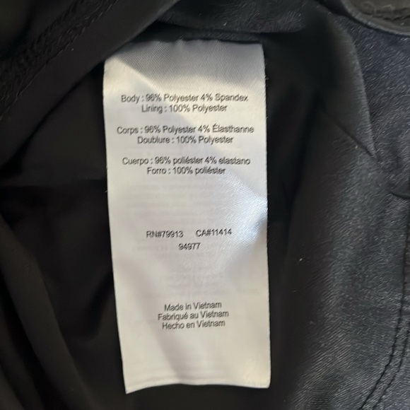 Black Maternity Cocktail Dress - Picture 3 of 4